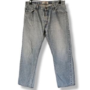 Levi Strauss Signature 34x30 Lighter Wash Straight Leg Jeans Y2K Vintage Chore
